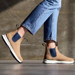 Blundstone 2146 Sneaker Chelsea Ankle Boots US W 9.5 / M 7.5 Sand Beige Navy NEW